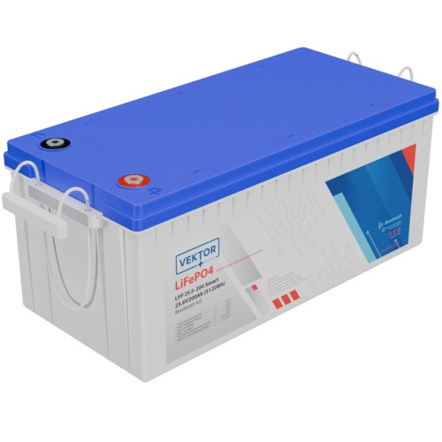 Тяговый аккумулятор VEKTOR ENERGY LFP BLOCK 25.6-200 Smart (25.6В/200Ач/LiFePo4)