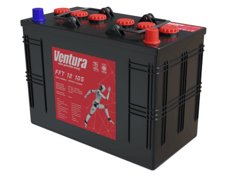 Тяговый аккумулятор Ventura FFT 12 105 (12В/105Ач/Wet)