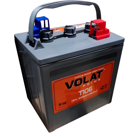 Тяговый аккумулятор VOLAT T106 (6В/225Ач/Wet)