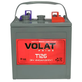 Тяговый аккумулятор VOLAT T126 (6В/240Ач/Wet)