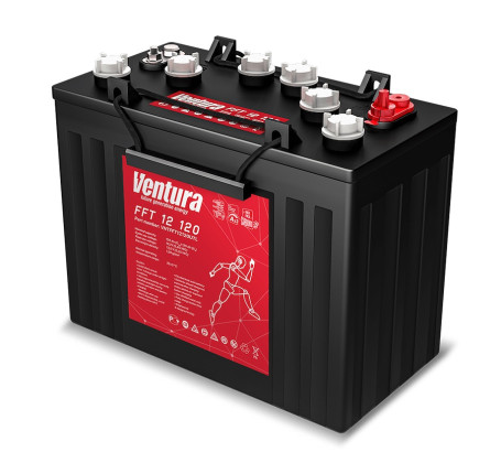 Тяговый аккумулятор Ventura FFT 12 120 (12В/120Ач/Wet)