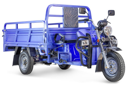 Трицикл электрический Rutrike Эксперт ПРО 2000 (синий)