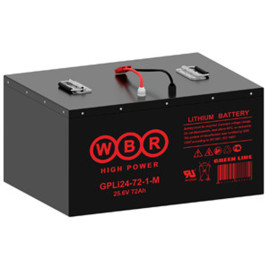 Аккумулятор для ИБП WBR GPLi24-72-1-M (24В, 72Ач, LiFePO4)
