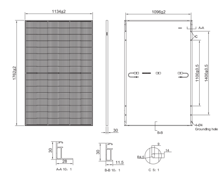 Солнечная панель Tongwei TNC2.0 TWMNH-48HW (470Вт)