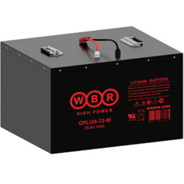 Аккумулятор для ИБП WBR GPLi24-72-M (24В, 72Ач, LiFePO4)