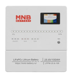 Аккумулятор для ИБП MNB Battery LFPW-25.6-100 LCD Touch (25.6В/100 Ач/LiFePO4)