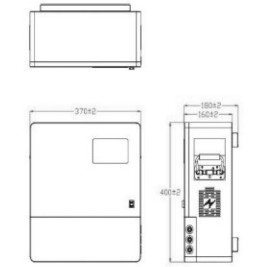 Аккумулятор для ИБП MNB Battery LFPW-25.6-100 LCD Touch (25.6В/100 Ач/LiFePO4)