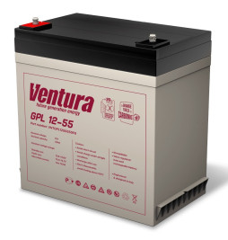 Аккумулятор для ИБП Ventura GPL 12-55 (12В/58Ач-С20/AGM)