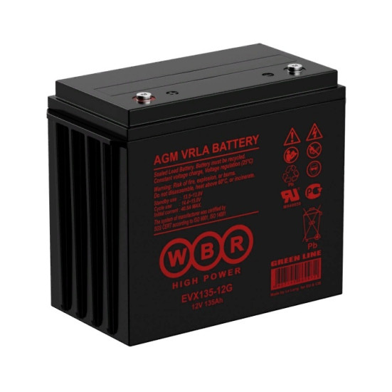 Тяговый аккумулятор WBR EVX135-12G (12В, 135Ач, GEL)*