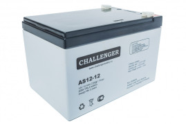 Стационарный аккумулятор Challerger AS12-12 (12В/12Ач-С20/AGM)