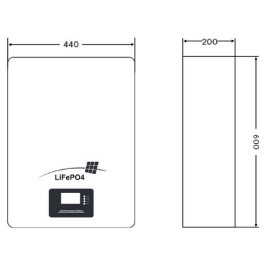 Аккумулятор для ИБП MNB Battery LFPW-51.2-100 LCD (51.2В/100Ач/LiFePO4)