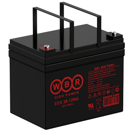 Тяговый аккумулятор WBR EVX36-12G (12В, 36Ач, GEL)