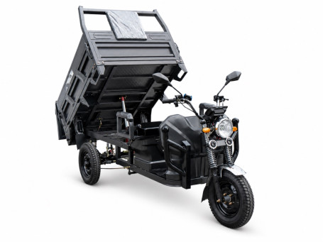 Трицикл электрический Rutrike D5 1500 (72V/52Ач/LFP, серый)