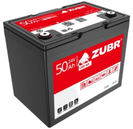 Тяговый аккумулятор ZUBR LiFePO4 24V 50Ah (24В/50Ач/LiFePO4)