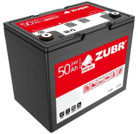 Тяговый аккумулятор ZUBR LiFePO4 24V 50Ah (24В/50Ач/LiFePO4)