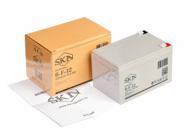Стационарный аккумулятор SKN 6-F-12 (12В/12Ач-C20/AGM)