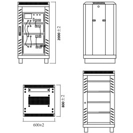 Модуль аккумуляторный MNB Battery LFPT512-100-1C (512В/100Ач/LiFePO4)