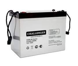 Стационарный аккумулятор Challerger A12HR-280WL (12В/75Ач-С20/AGM)