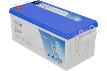 Аккумулятор лодочный VEKTOR ENERGY LFP 12.8-200 Marine (12.8В/200Ач/LiFePo4)