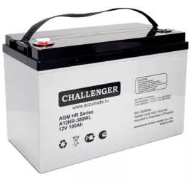 Стационарный аккумулятор Challerger A12HR-380WL (12В/100Ач-С20/AGM)