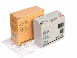 Стационарный аккумулятор SKN 6-F-20 (12В/20Ач-C20/AGM)