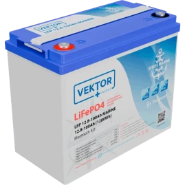 Аккумулятор лодочный VEKTOR ENERGY LFP 12.8-100 Marine (12В/100Ач/LiFePo4)