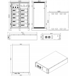 Модуль аккумуляторный MNB Battery LFPT512-200-S (512В/200Ач/LiFePO4)