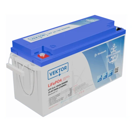Аккумулятор лодочный VEKTOR ENERGY LFP 25.6-100 Marine (25.6В/100Ач/LiFePo4)