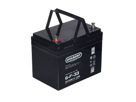 Стационарный аккумулятор Gelbert 6-F-33 (12В/33Ач-C20/AGM)