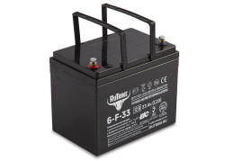 Стационарный аккумулятор RuTrike 6-F-33 (12В/33Ач-C20/AGM)