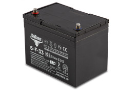 Стационарный аккумулятор RuTrike 6-F-33 (12В/33Ач-C20/AGM)