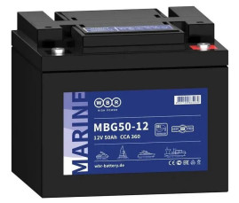 Тяговый аккумулятор WBR MBG50-12 (12В, 50Ач, GEL)