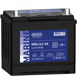 Тяговый аккумулятор WBR MBLi12-54 (12В, 54Ач, LiFePO4)